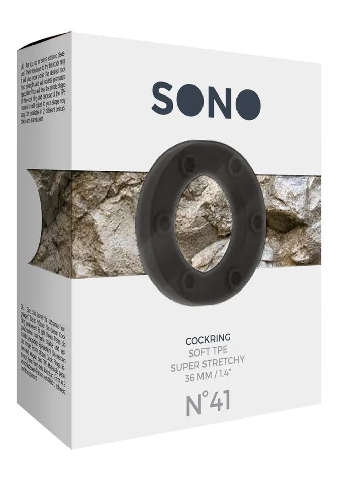Anal Shots Sono Sono No41 Cockring Black