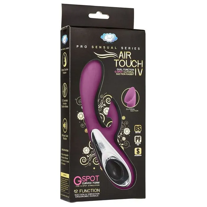 Female Sex Toys Cloud 9 Cloud 9 Pro Sensual Air Touch Iv G Spot Dual Function Clitoral Suction Rabbit
