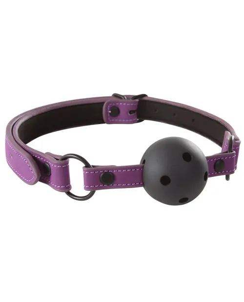 Ns Novelties INC Vibrators Lust Bondage Ball Gag Purple Ns Novelties INC Vibrators Lust Bondage Ball Gag Purple