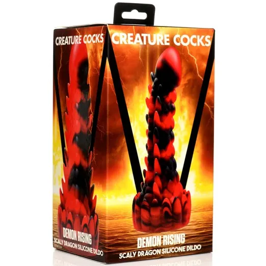 XR Brands Dildos Creature Cocks Demon Rising Scaly Dragon Silicone Dildo XR Brands Dildos Creature Cocks Demon Rising Scaly Dragon Silicone Dildo