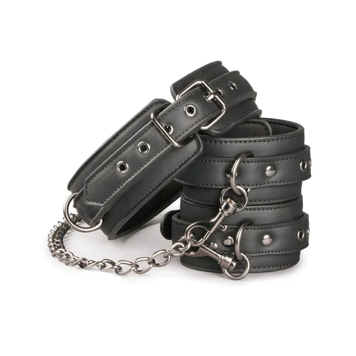 Easy Toys Couples Easy Toys Faux Leather Collar w Handcuffs