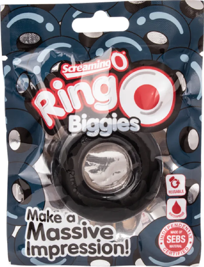 Screaming O Couples RingO Biggies Black Cock Ring Bondage Sex Adult Pleasure Orgasm Screaming O Couples RingO Biggies Black Cock Ring Bondage Sex Adult Pleasure Orgasm
