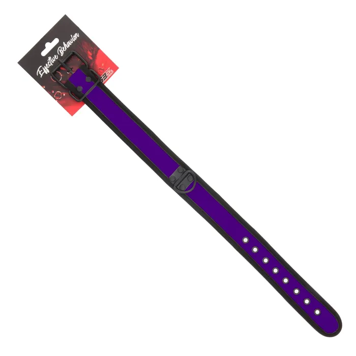 Anal 53X Collar BlackBlack Trim with Single Ring Loop