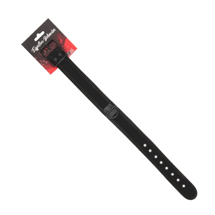 Anal 53X Collar BlackBlack Trim with Single Ring Loop