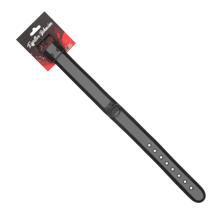 Anal 53X Collar BlackBlack Trim with Single Ring Loop
