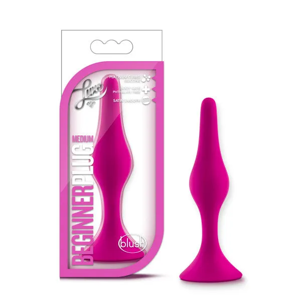 Blush Novelties Luxe Beginner Plug Medium Pink Anal