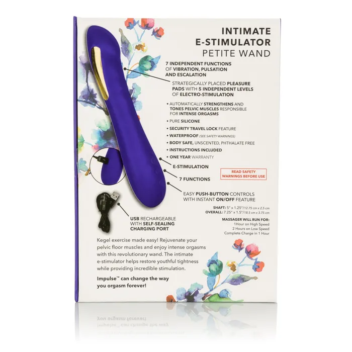 California Exotic Novelties Vibrators Impulse Intimate EStimulator Petite Wand