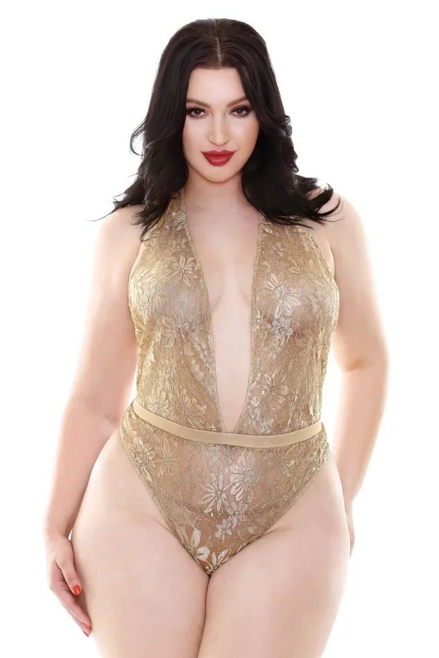 Champagne Wishes Teddy 1x2x Fantasy Lingerie Vibrators