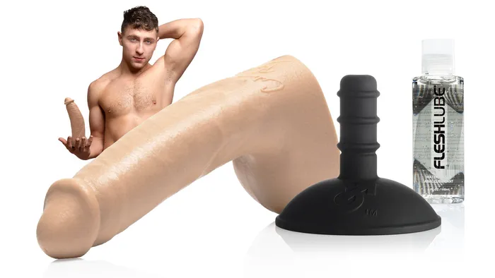 Fleshlight Female Sex Toys Calvin Banks Dildo Pack with Fleshlube Slide